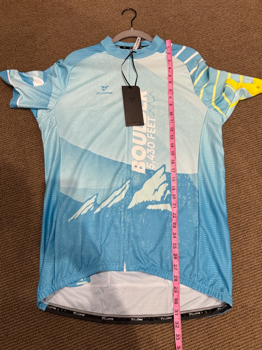 *NWT* CUORE Full Zip Cycling Jersey - Picture 12 of 12